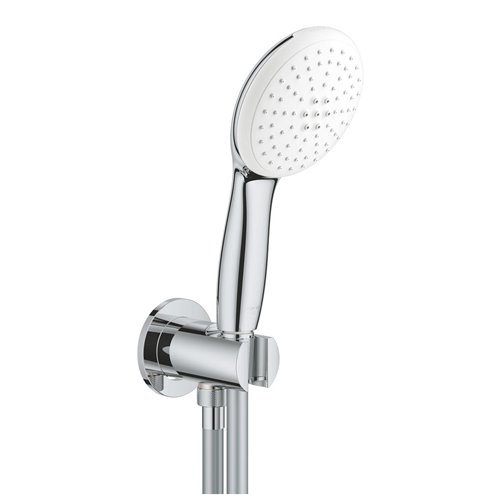 Ensemble douchette avec coude à encastrer, GROHE Tempesta 110, 2 jets, flexible 150 cm, chromé