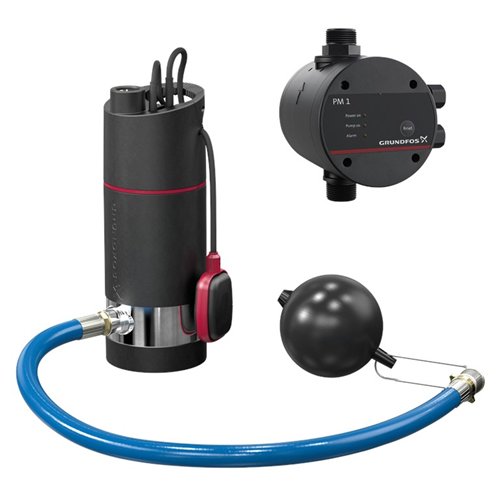 Automatische dompelpomp, Grundfos SB 3-45 AW + PM1 22, 540 W