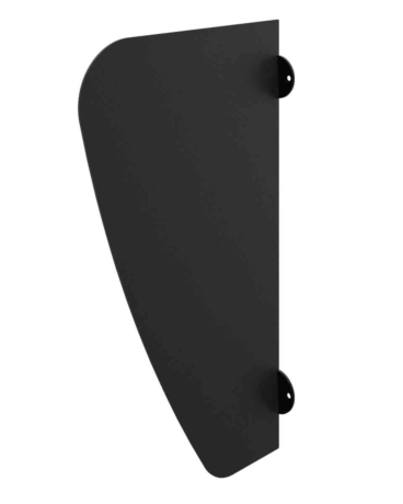 Séparation d'urinoir, Delabie AZA, inox noir mat