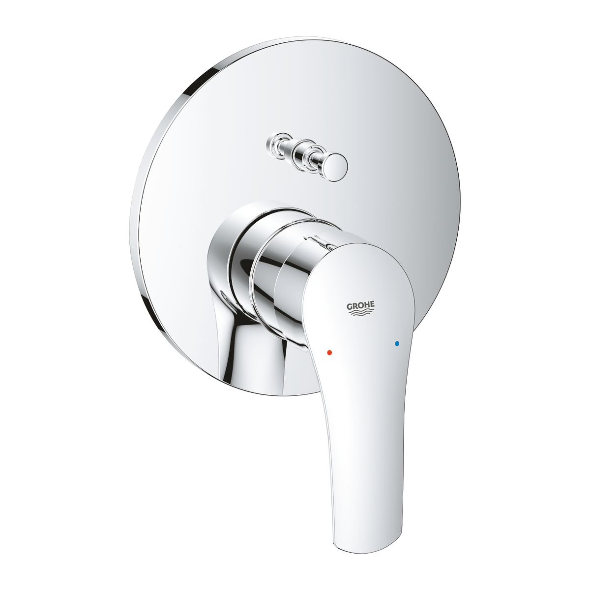 Set de finition pour mitigeur encastré, GROHE Eurosmart, 2 sorties, noir mat