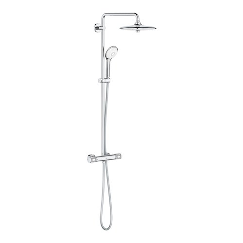 Colonne de douche thermostatique, GROHE Euphoria System 260, douche de tête Ø 260 mm, chromé