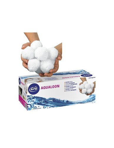 Filterballen voor zwembadfilter, Aubia Aqualoon, 700 g, vervangt 25 kg zand