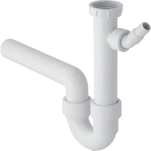Buissifon voor spoelbak, Geberit, 6/4" x Ø 40 mm, met slangaansluitstuk voor wasmachine