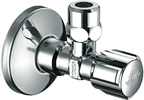 Hoekstopkraan met terugslagklep, Schell Comfort, 1/2"
