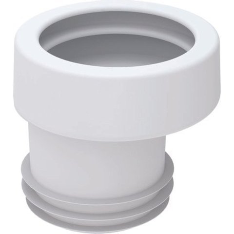 Manchette droite pour WC, Ø 88 à 98 mm, déport de 20 mm
