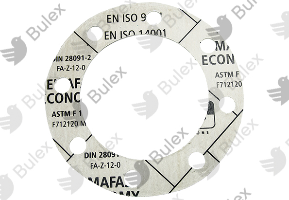 Joint fibre de bride pour boiler, Bulex, 8 trous, réf. 0020181358