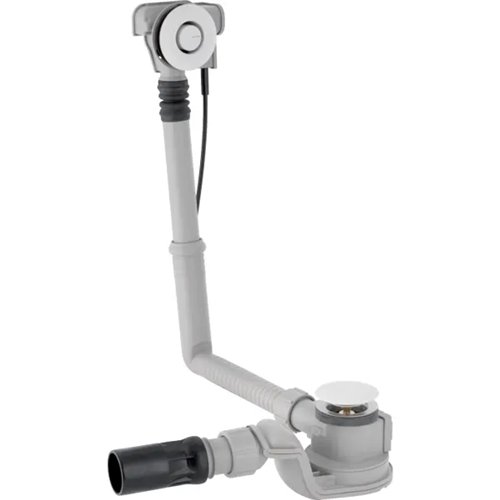 Badafvoer met drukbediening, Geberit PushControl, Ø 52 mm, afvoer Ø 40/50 mm, glanzend verchroomd