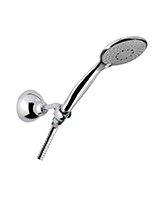 Handdoucheset met wandhouder, Fiore Kalos, 1 straalsoort, slang 150 cm, verchroomd