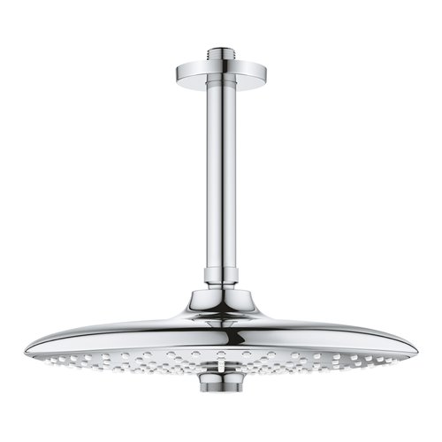 Douche de tête avec bras plafond, GROHE Euphoria 260, Ø 260 mm, 3 jets, chromé
