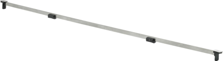 Élément de finition pour caniveau de douche, Viega Advantix Vario Visign SR1, longueur 30 à 120 cm, inox brossé