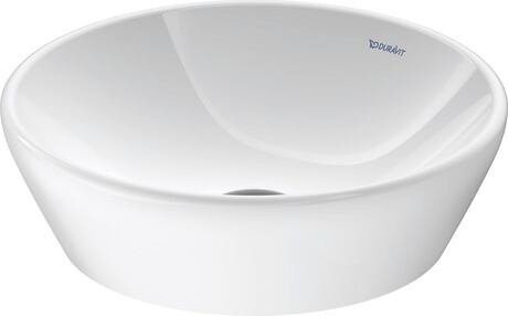 Vasque à poser en céramique, Duravit D-Neo, Ø 40 cm, blanc
