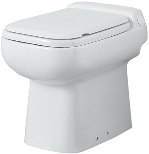 Staand toilet met ingebouwde vergruizer, SFA Sanicompact Luxe Eco+