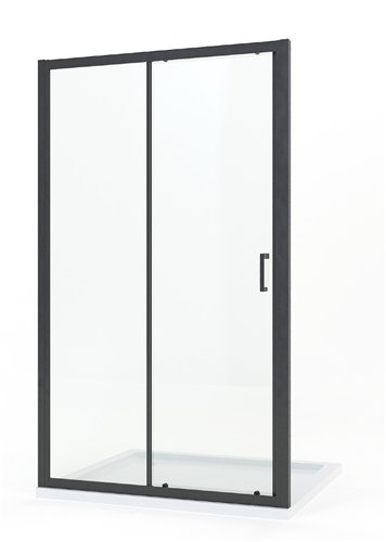 Paroi latérale de douche, Waterfront Evo, largeur 100 cm, hauteur 200 cm, verre transparent 6 mm, profilé chromé