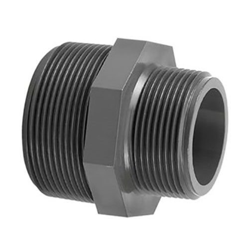Mamelon réduit PVC pression pour piscine, Aubia, mâle 2" x mâle 6/4", PN 16