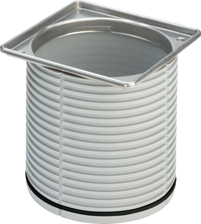 Support de grille pour avaloir de douche, Viega Advantix, 100 x 100 mm, inox