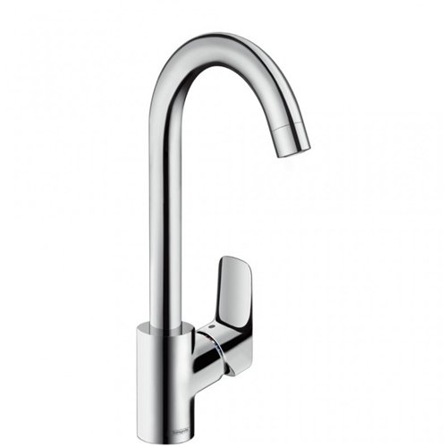 Keukenkraan, hansgrohe Logis M31 260, draaibare uitloop, verchroomd