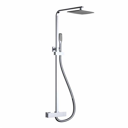 Colonne de douche thermostatique, Clever Nine Xtreme, douche de tête 260 x 190 mm, chromé