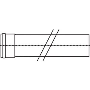 Conduit aluminium, Bulex, Ø 80 mm, longueur 1000 mm