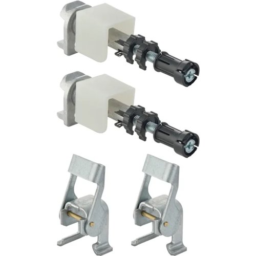 Set de fixations murales pour bâti-support, Geberit Duofix, pour montage individuel et système