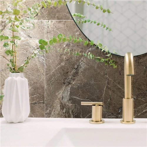 Wandpaneel voor badkamer, Dumaplast Dumawall+ Gloss, B60 Sambro, 65 x 37,5 cm, pak van 1,95 m²