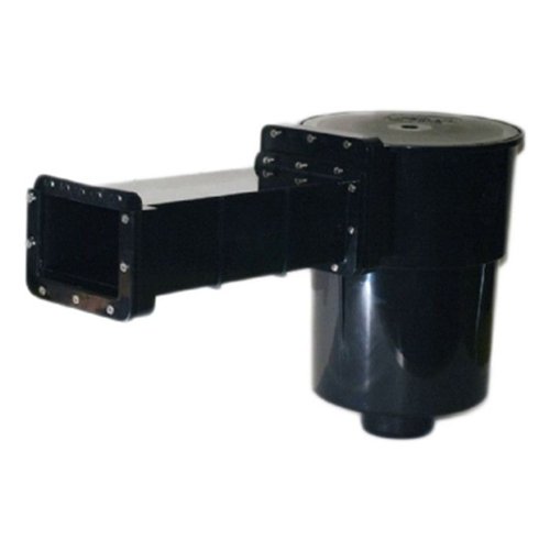 Skimmer satellite pour piscine, Aubia, 8 à 20 m³/h, raccord Ø 110 mm, noir