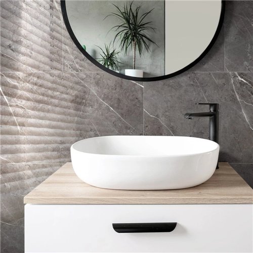 Wandpaneel voor badkamer, Dumaplast Dumawall+ Gloss, B56 Porto, 65 x 37,5 cm, pak van 1,95 m²