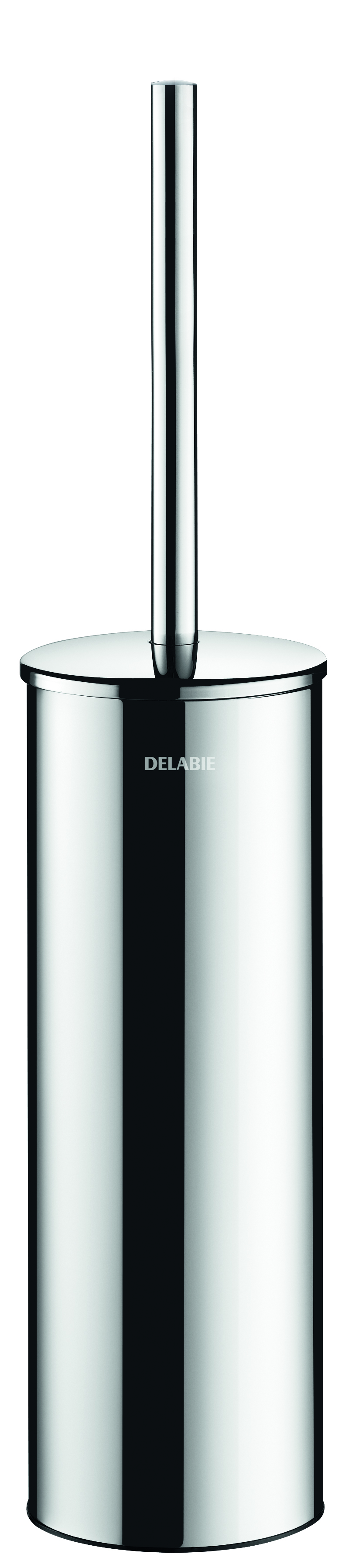 Porte-brosse WC mural, Delabie, inox poli brillant