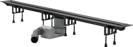 Ruwbouwset voor douchegoot, Viega Advantix Vario, hoogte 95 tot 150 mm, afvoer DN 40/50