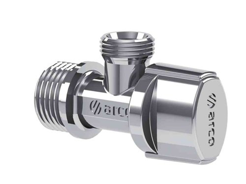 Korte hoekstopkraan, Arco A-80, binnendraad 1/2" x buitendraad 3/8"