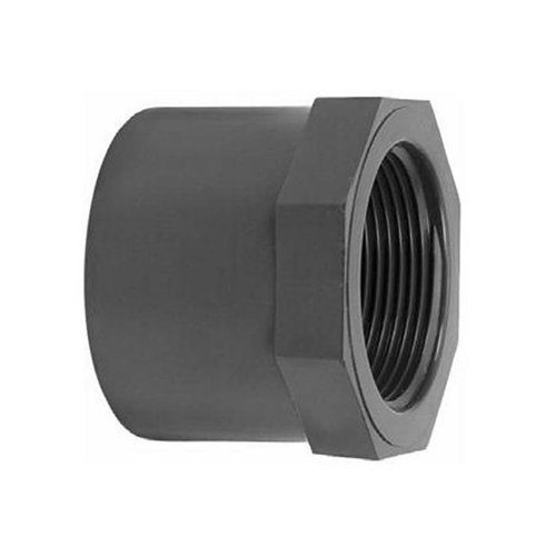 Schroefkoppeling PVC-druk voor zwembad, Aubia, om te lijmen Ø 50 mm, binnendraad 5/4", PN 16