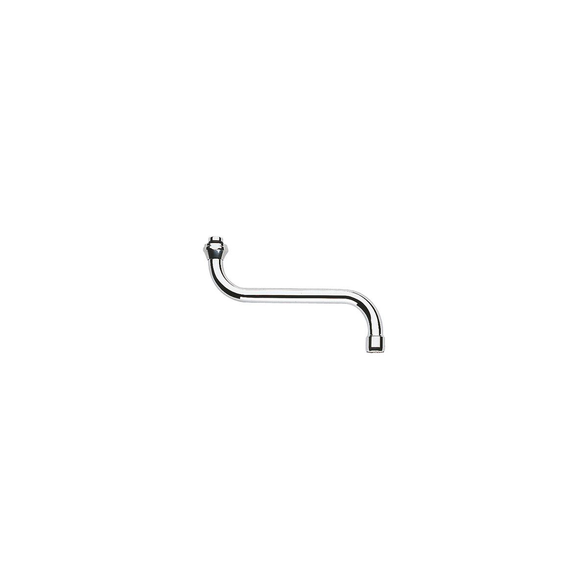 Bec de robinet, GROHE, forme en S, saillie 300 mm, réf. 13017000