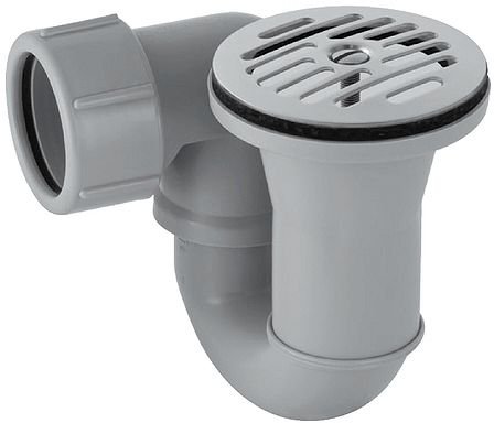 Siphon de douche, Geberit, Ø 62 mm, crépine inox
