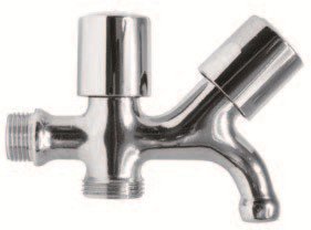 Té de prise pour machine à laver, 1/2" x 3/4", simple service