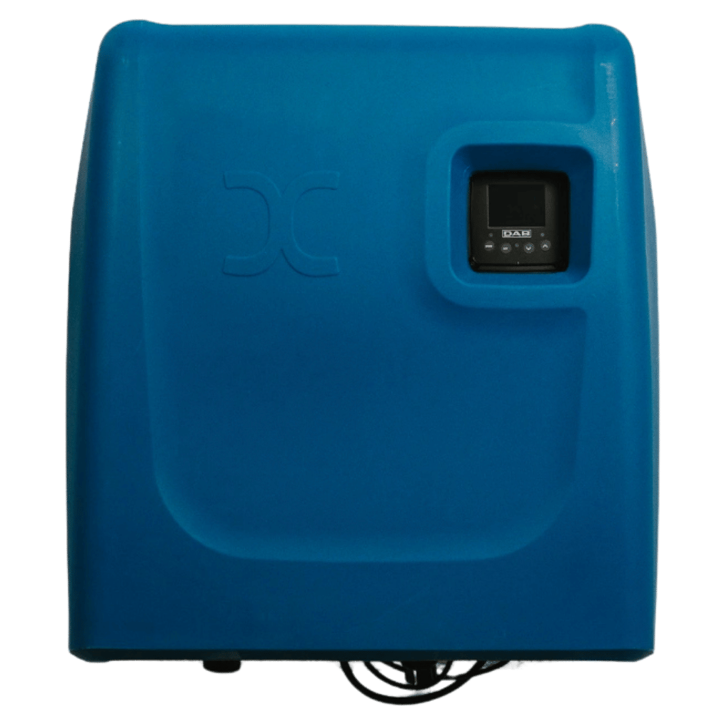 Regenwatersysteem met buffertank, DAB Delirain Mini, 40 L, eenfasig 230 V, debiet 4,8 m³/h, opvoerhoogte 50 m, automatische omschakeling naar leidingwater