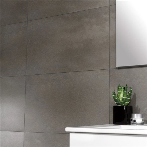 Wandpaneel voor badkamer, Dumaplast Dumawall+, 848 Taupe, 65 x 37,5 cm, pak van 1,95 m²