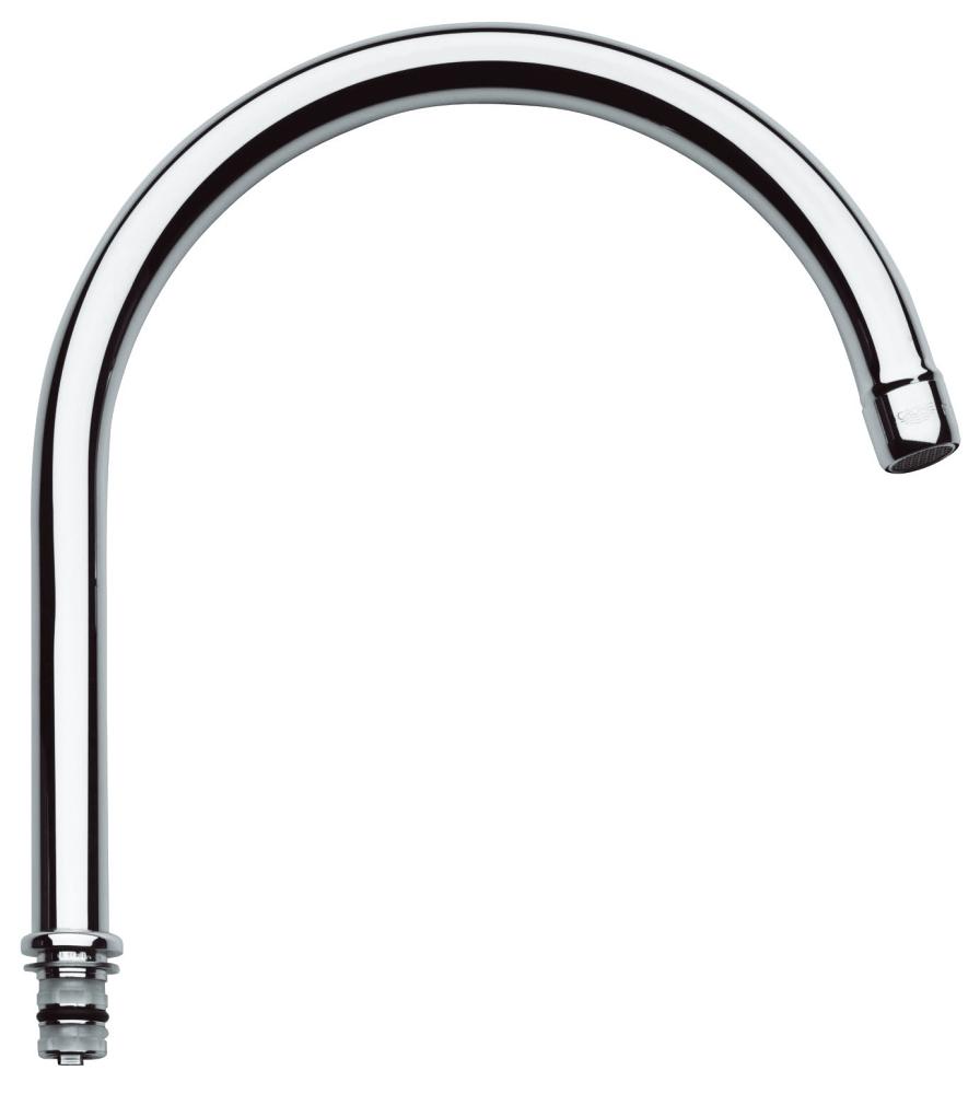 Bec de robinet, GROHE, forme tubulaire, saillie 225 mm, réf. 13049000