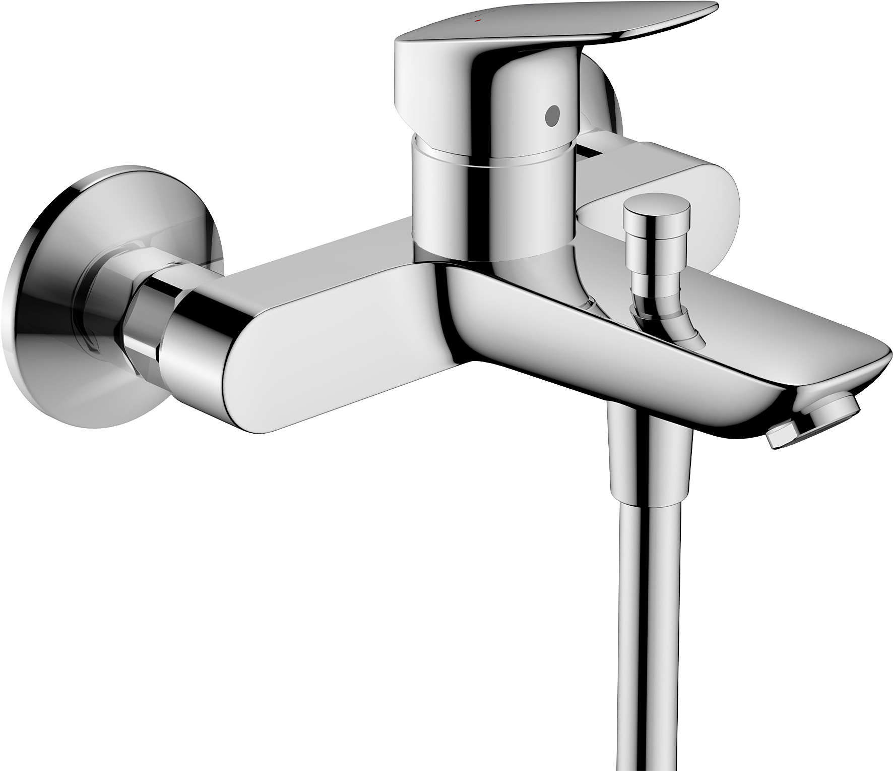 Badkraan, hansgrohe Logis, verchroomd