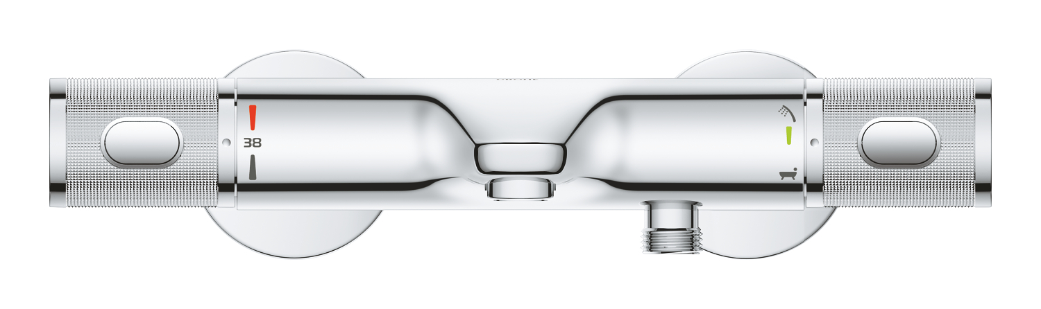 Thermostatische badkraan, GROHE Grohtherm 1000 Performance, verchroomd
