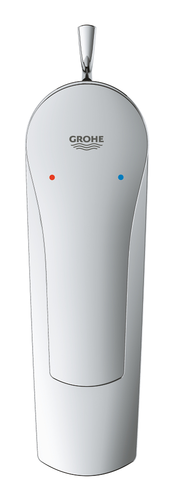 Wastafelkraan, GROHE Eurosmart maat S, met afvoerplug, verchroomd