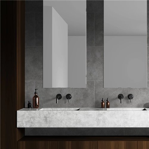 Panneau mural de salle de bain, Dumaplast Dumawall XL, 031 Concrete, 90 x 260 cm, paquet de 4,68 m²