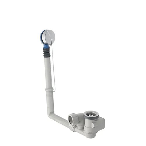 Vidage de baignoire à bouchon et chaînette, Geberit, Ø 52 mm, longueur 32 cm, chromé