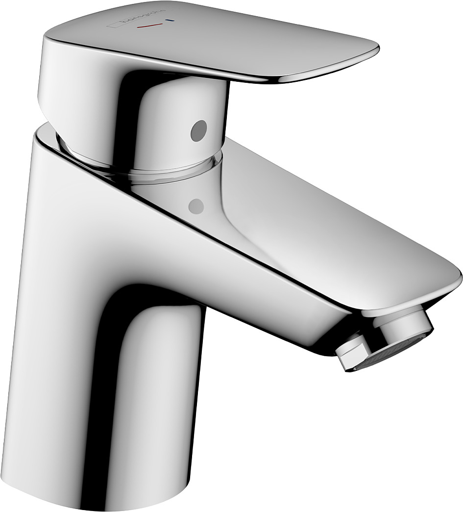 Mitigeur lavabo, hansgrohe Logis 70 CoolStart, avec vidage, chromé
