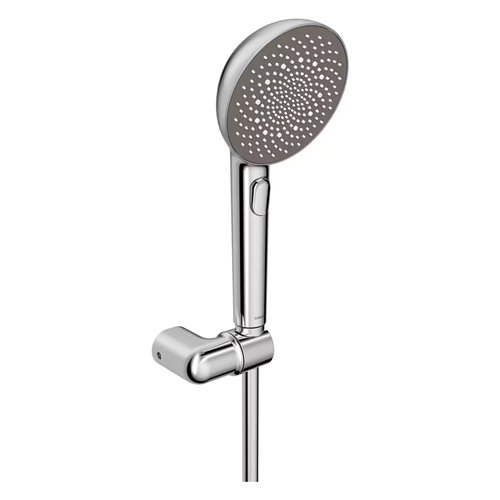 Handdoucheset met wandhouder, HansaAurelia, 3 straalsoorten, slang 125 cm, verchroomd