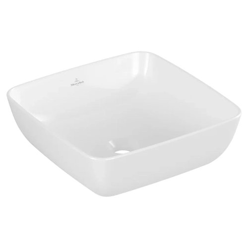 Vasque à poser en céramique, Villeroy & Boch Artis, 41 x 41 cm, blanc brillant