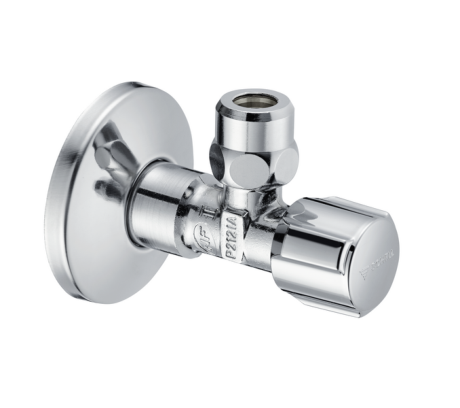Hoekstopkraan met verlengstuk, Schell Comfort, 1/2" x 3/8"