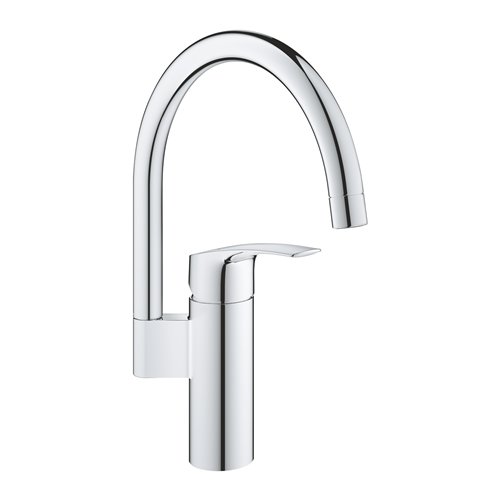 Mitigeur cuisine, GROHE Eurosmart, bec haut, chromé