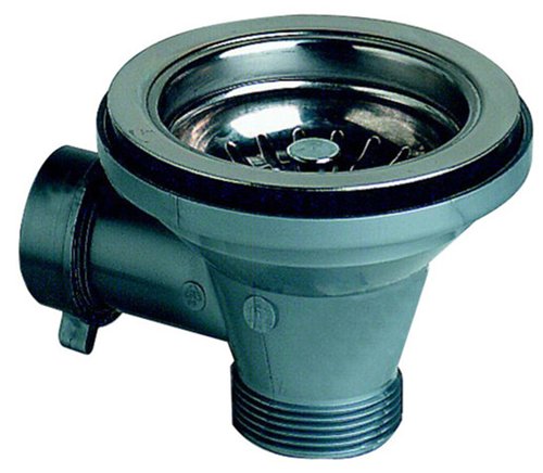 Afvoerplug voor spoelbak met korf, Franke, 3 1/2", met overloop