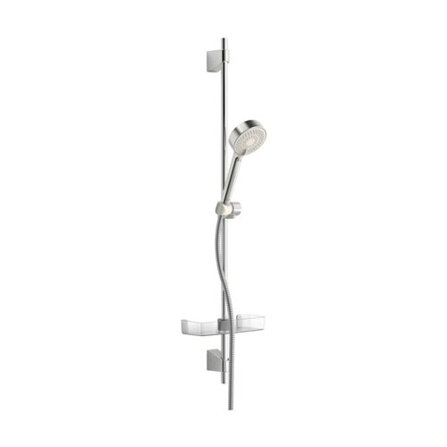 Doucheset met glijstang, HansaBasicJet, 1 straalsoort, glijstang 960 mm, met zeepschaal, verchroomd