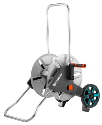 Slanghaspel op wielen, Gardena CleverRoll M Metal, capaciteit 60 m slang Ø 13 mm