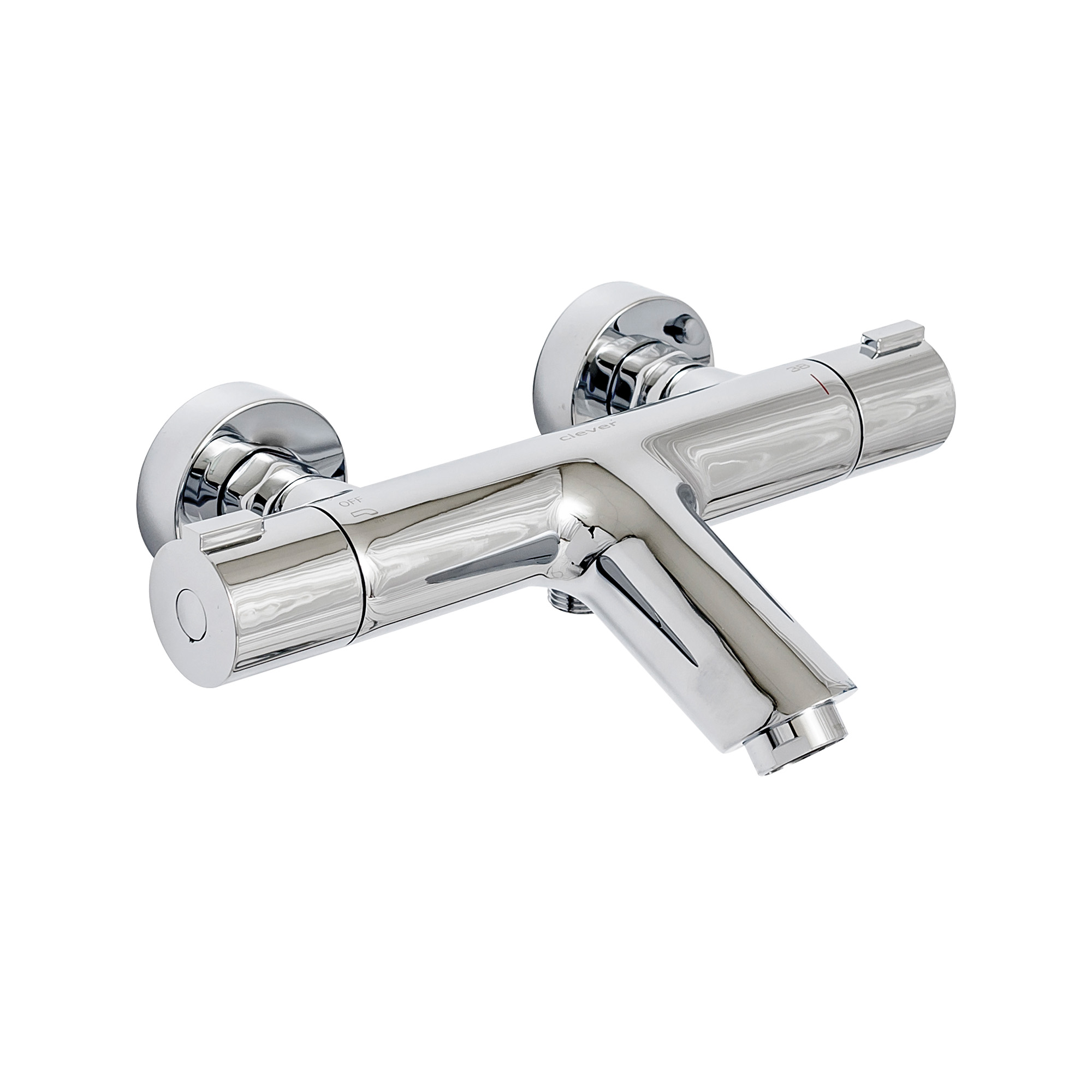 Thermostatische bad-douchekraan, Clever Up! Urban, verchroomd
